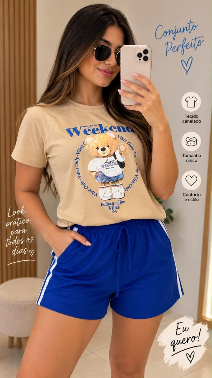 Conjunto Weekend Bear