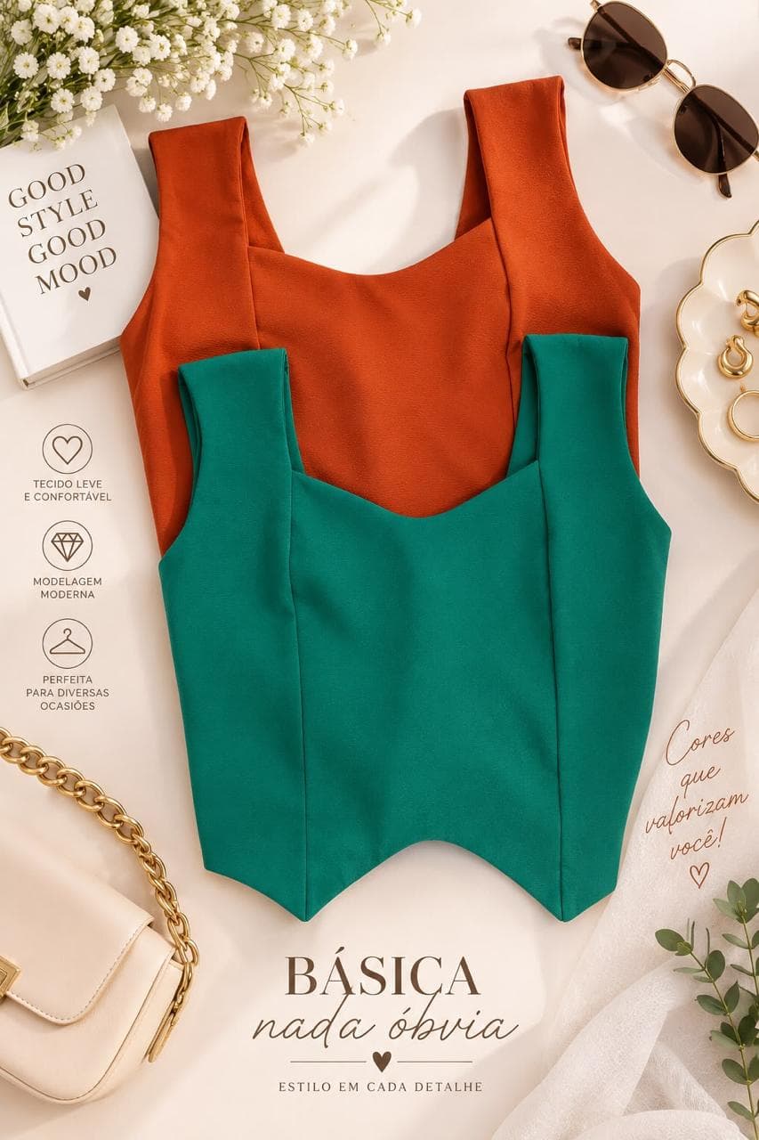 Regata Cropped Alfaiataria